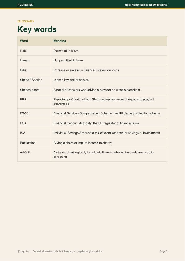 Guide page: Before you choose, a checklist