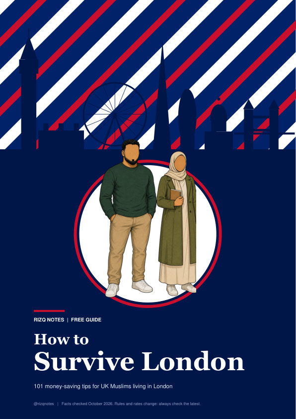 Cover of the guide: 101 Ways to Survive London